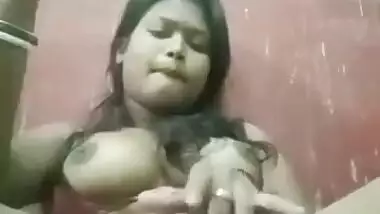 Horny Bengali Bhabhi fingering and masturbating