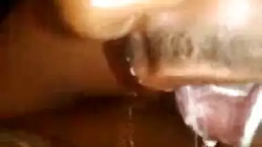 Lover sucking breastmilk of hot telugu wife