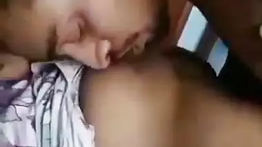 Newly married wife boob sucking and pussy fuck by hubby