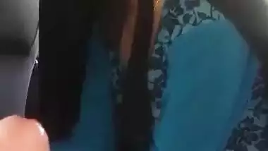 Beautiful Pathani GF Blowjob sex inside car video