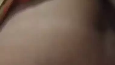 Saree girl boob show to lover and boob press