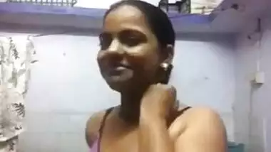 Indian Girl Changing For Her BF