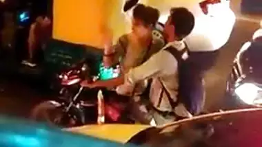 Couple getting naughty on Bangalore roads in public