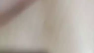 Mature aunty in bathroom sucking husband friend dick