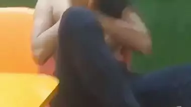 Cute GF sitting topless in restaurant FSI sex