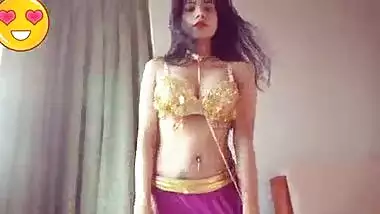 Indian naked model stripping and showing off assets