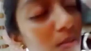 Bangalore College Teen Girlfriend Gives In To Boyfriend’s Request With Huge Boobs