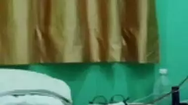 Topless beautiful girlfriend video call to boyfriend