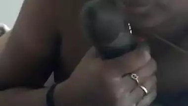 Desi Tamil girl giving blowjob and handjob to her Tution master 1