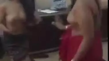 Cute Pakistani College Girls Dancing Semi Nude