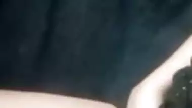 Sharp boobs show cute girlfriend on video call